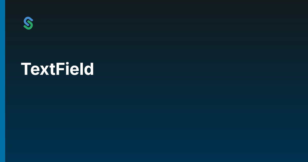 TextField | Skip