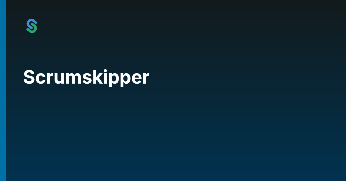 Scrumskipper | Skip